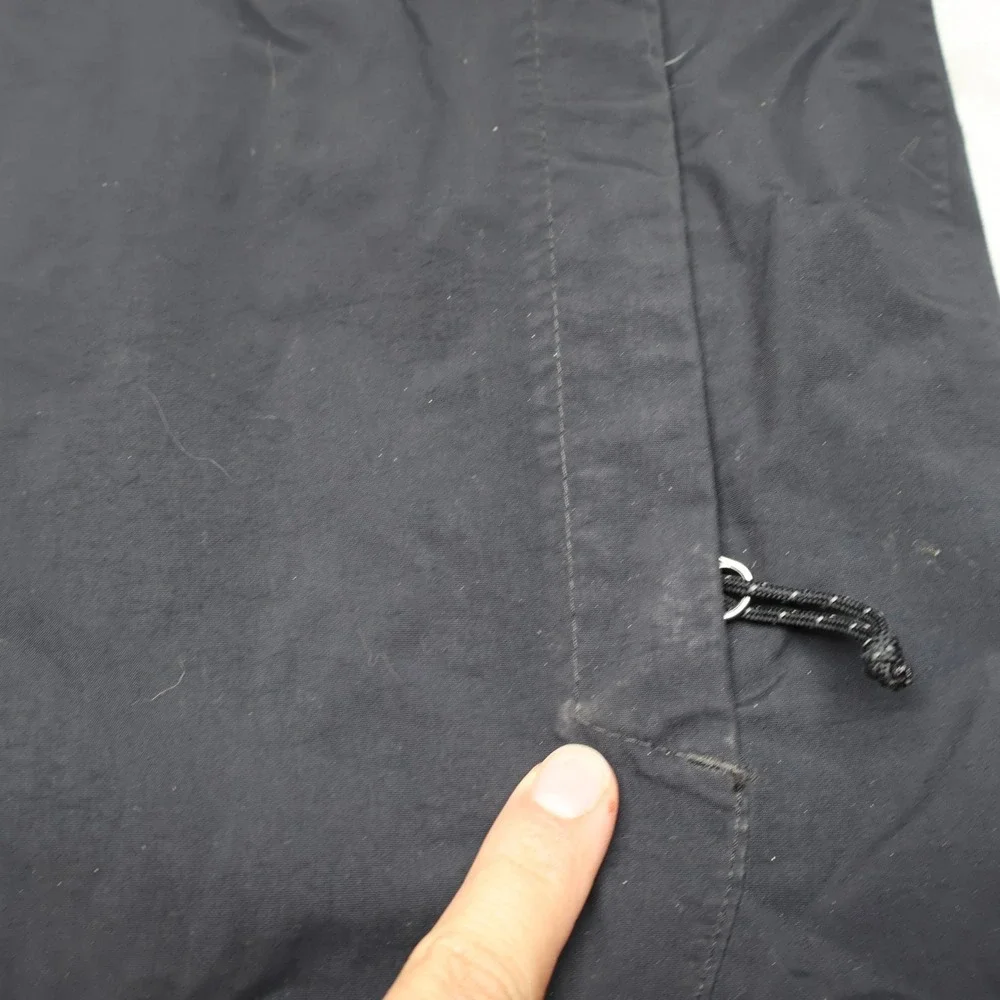 North Face Jacket Mens Large Black Full Zip Waterproof Wind Rain 3in1 Shell